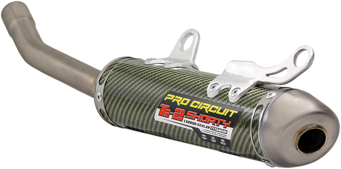 PRO CIRCUIT Ti-2 Silencer 1119225K for Closed-Course Racing