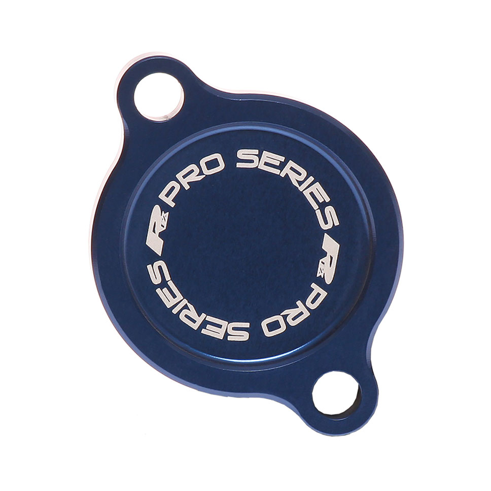 RFX FXFC 20100 99BU 2005-2014 Kawasaki KX250F Oil Filter Cover Blue