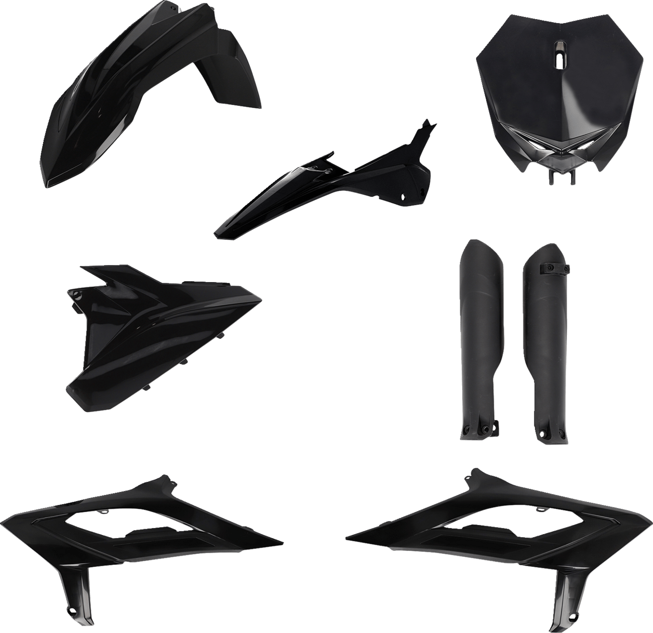 Acerbis 2979660001 Full Replacement Plastic Body Kit in Black for 2023-2024 Beta 300 RX motorcycles