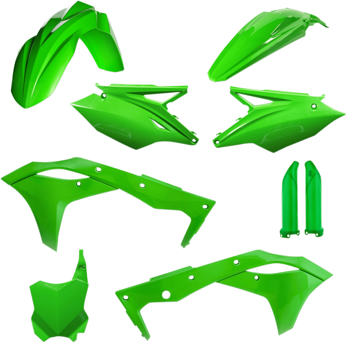 Acerbis 2685820006 Full Replacement Plastic Kit in Green for 2018-2020 Kawasaki KX