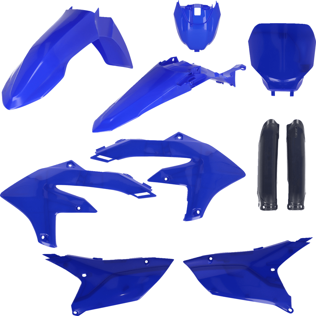 Acerbis 2979597705 Full Body Replacement Plastic Kit in Blue and Black for 2023-2025 Yamaha YZ series motorcycles