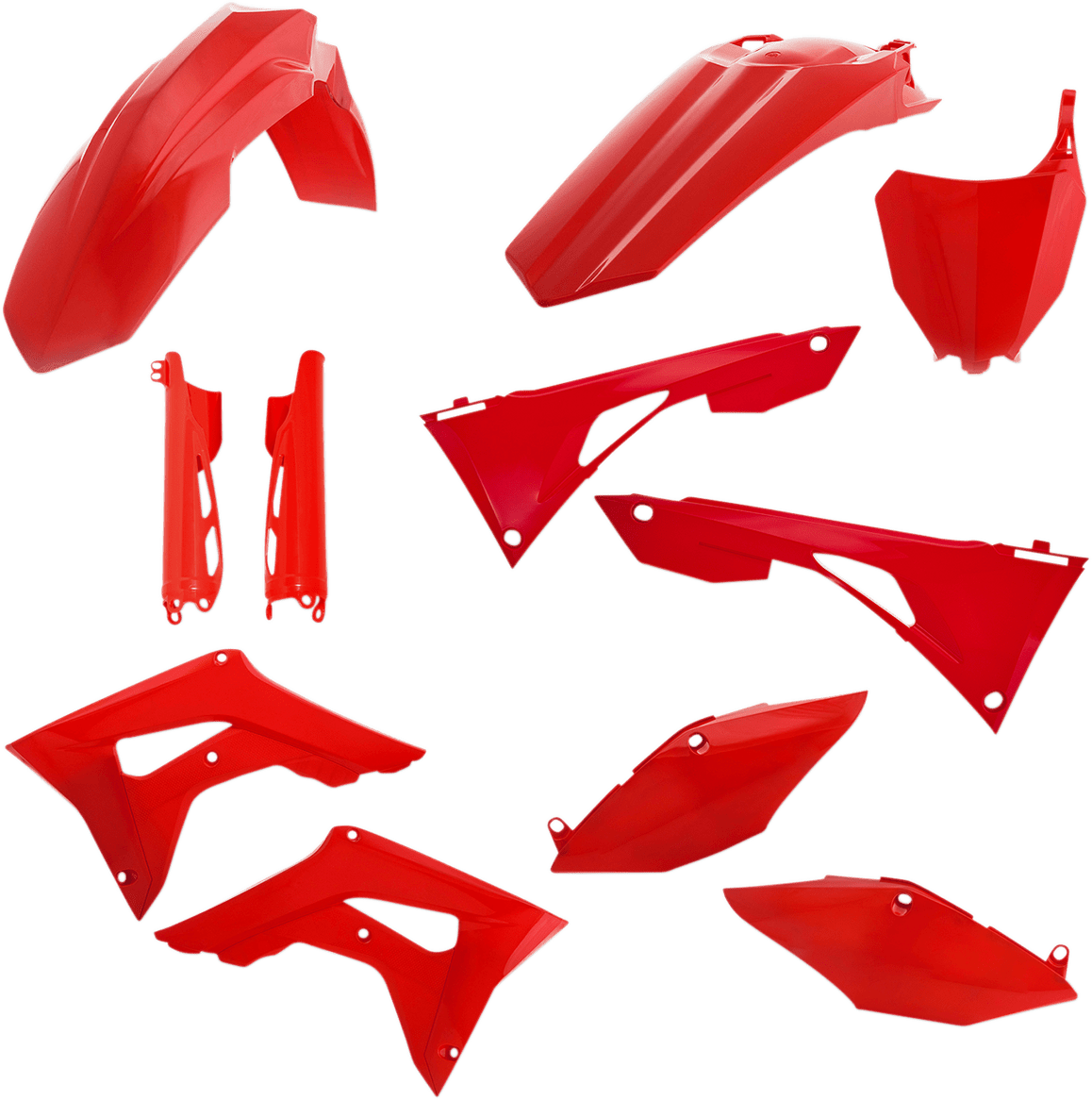 Acerbis 2736250227 Full Replacement Plastic Kit in Red for 2019-2022 Honda CRF250R and CRF450R motorcycles