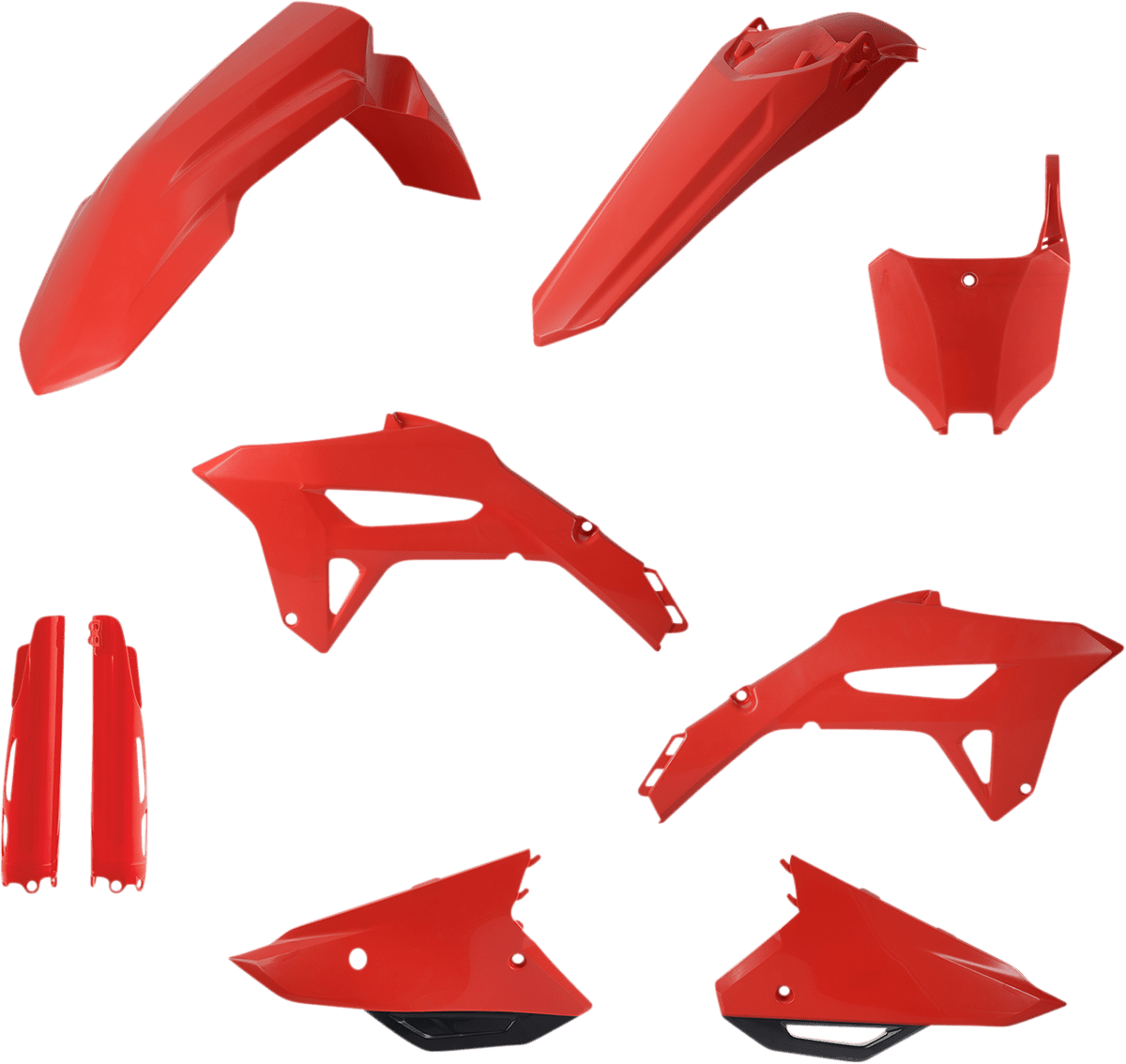 Acerbis 2858920227 Full Replacement Plastic Kit in Red for 2021-2024 Honda CRF250R and CRF450R motorcycles