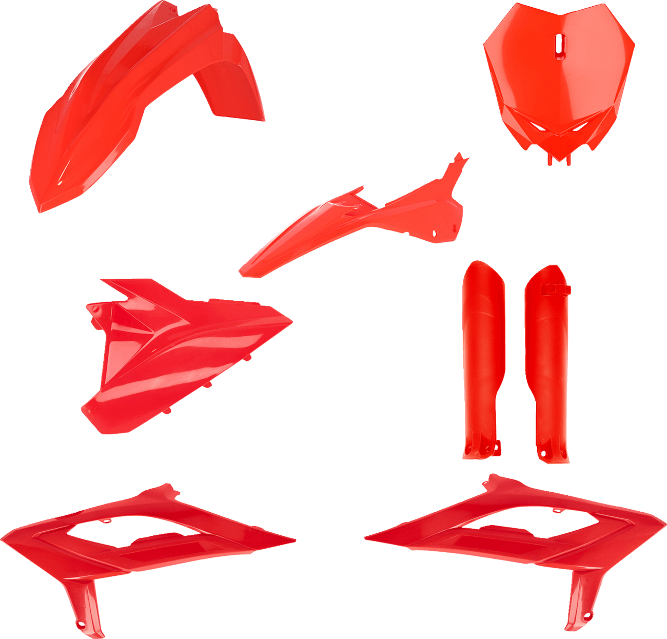 Acerbis 2979660004 Full Replacement Plastic Kit in Red for 2023-2024 Beta 300 RX motorcycles
