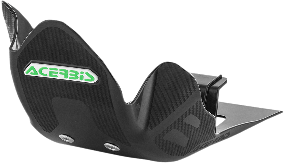 Acerbis Black Polypropylene Skid Plate for 2020 Kawasaki KX250 and 2017-2018 Kawasaki KX250F motorcycles