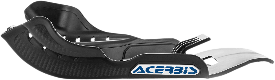 Acerbis Black Polypropylene Skid Plate for 2016-2025 Yamaha YZ250X and 2005-2025 YZ250 motorcycles