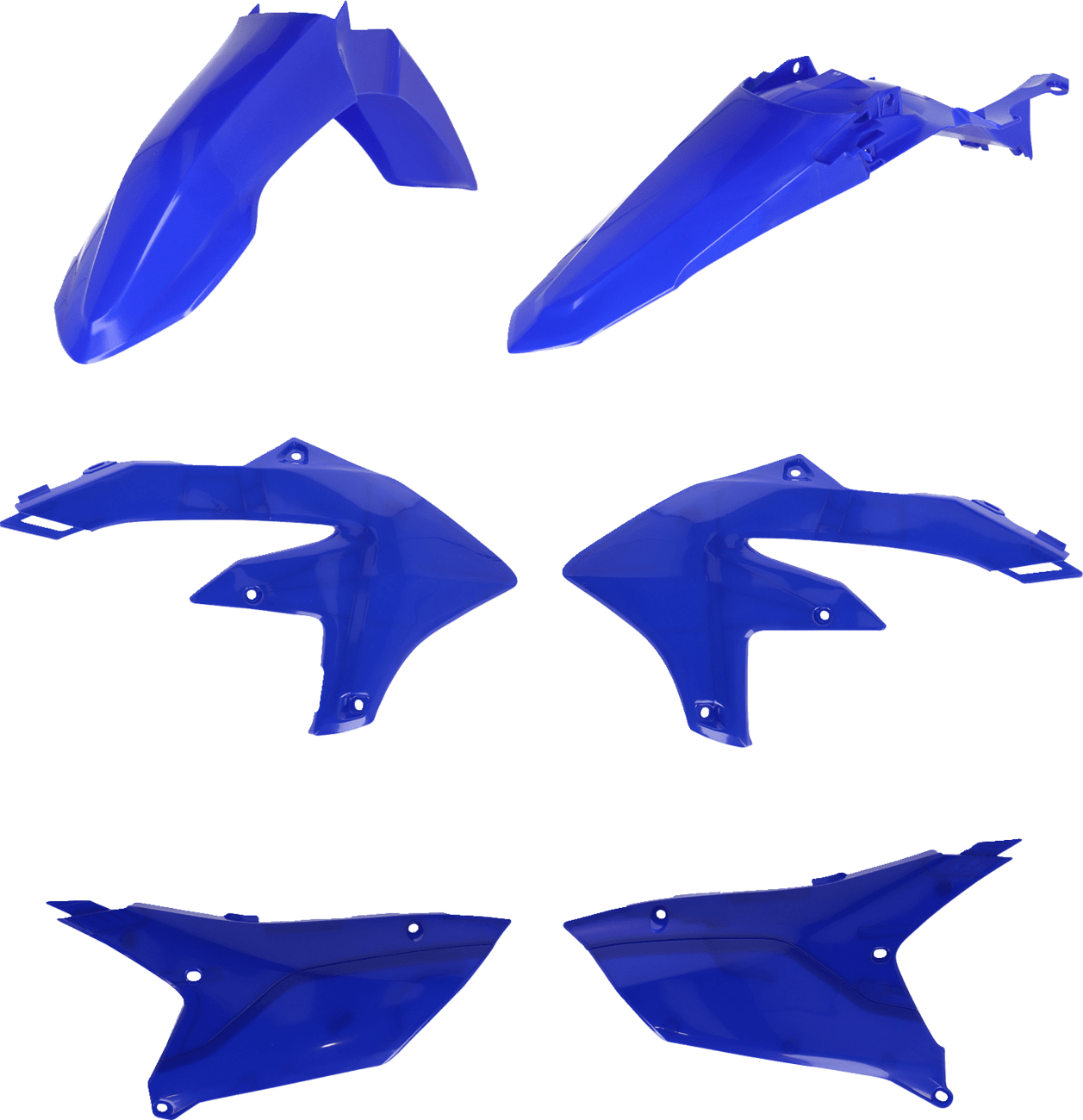 Acerbis 2979587705 Standard Body Replacement Plastic Kit in Yamaha Blue for 2023-2025 Yamaha YZ250F and YZ450F motorcycles
