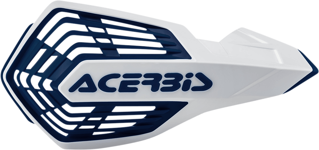 Acerbis 2801966819 X-Future Handguards in White/Blue/Navy 2026 for 7/8 handlebars
