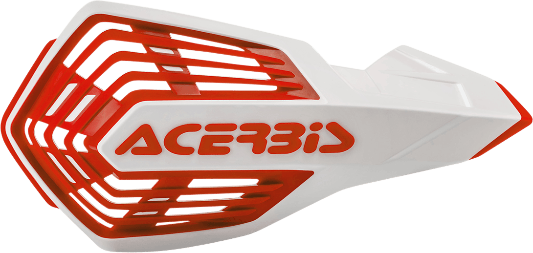 Acerbis 2801961030 X-Future Handguards in White/Red 2026 for 7/8 handlebars