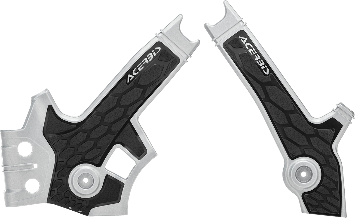 ACERBIS X - Grip Frame Guards - Silver/Black - Part Number 2801931019 - Moto - House MX