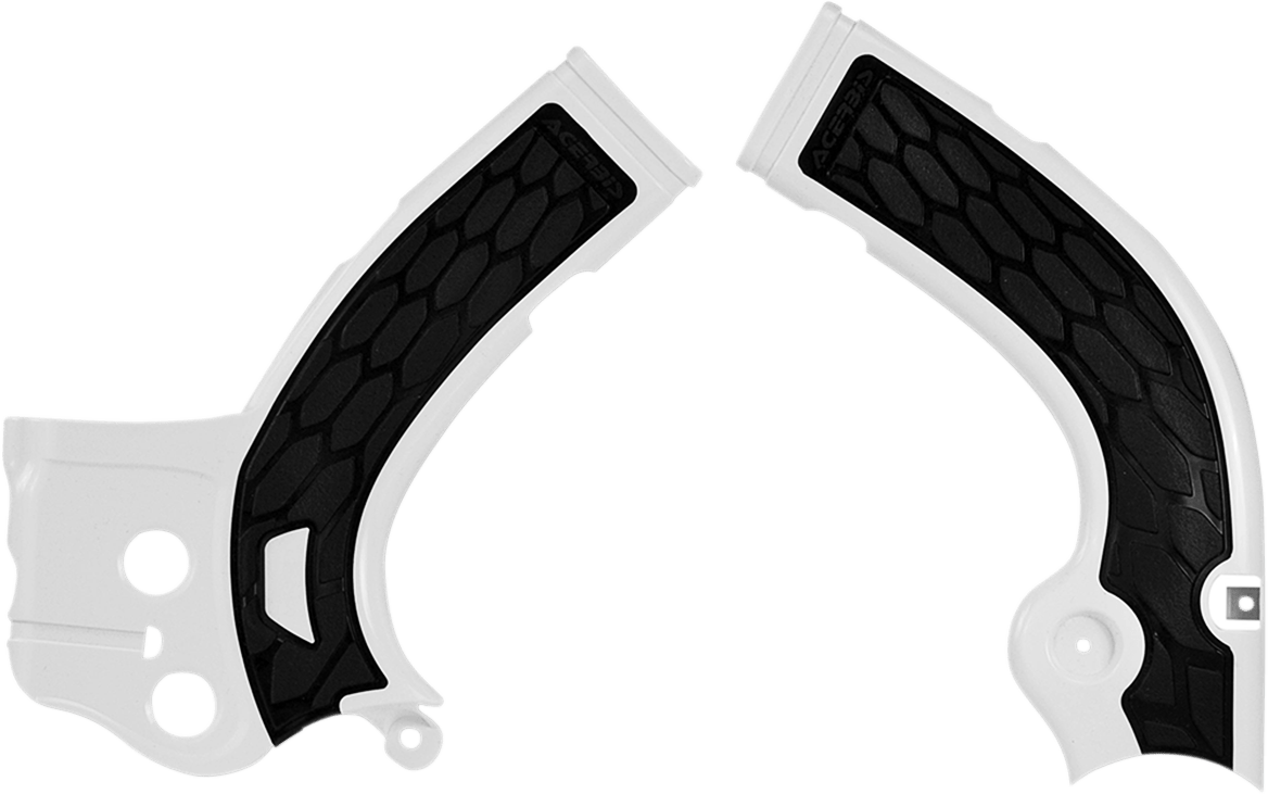 Acerbis 2374261035 X-Grip Frame Guards - White/Black
