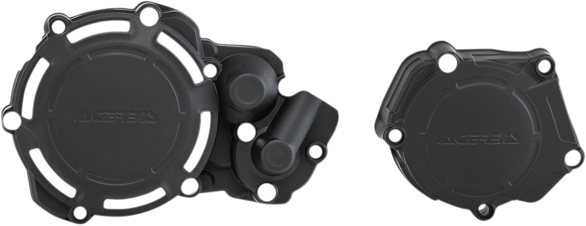 Acerbis X - Power Cover Kit Black Yamaha YZ250 YZ250X 06–24 Engine Guard - 2780690001 - Moto - House MX