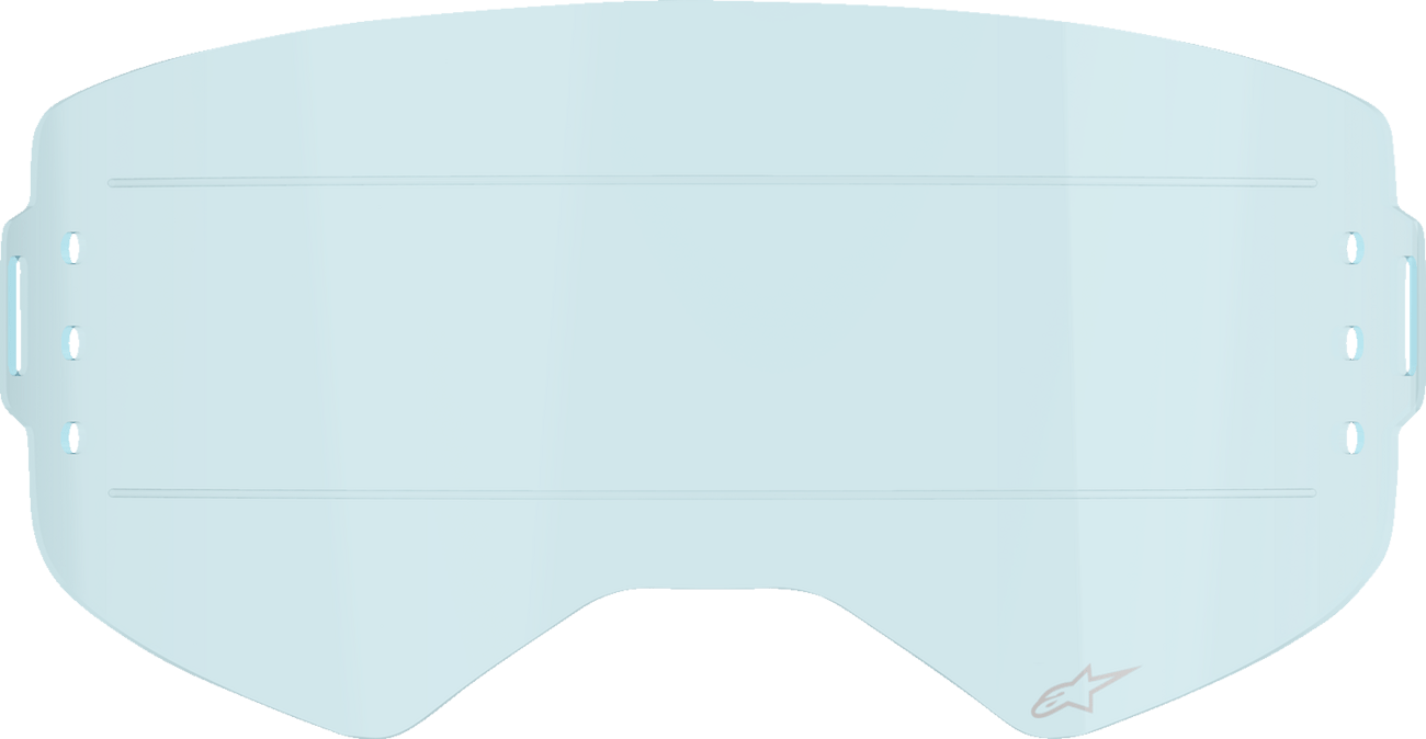 Alpinestars Goggles Supertech Roll - Off Goggle Lens - Blue (Part 9100625 - 7272) - Moto - House MX