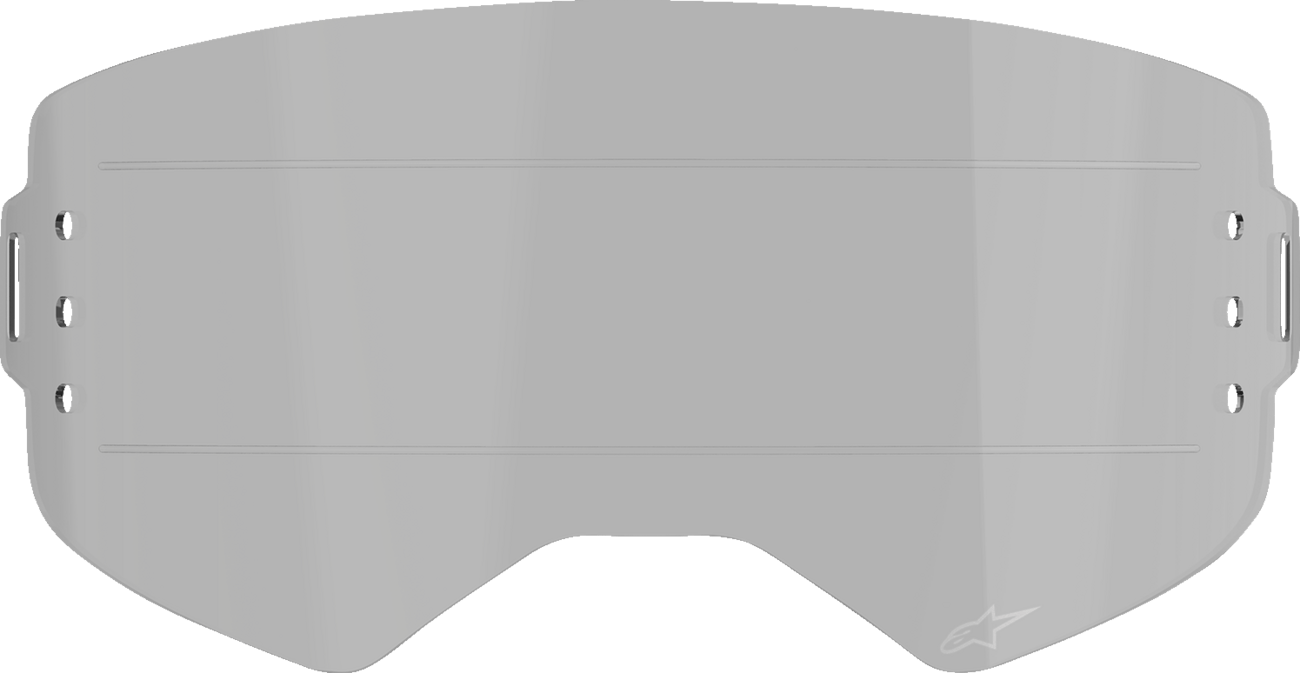 Alpinestars GOGGLES Supertech Roll - Off Goggle Lens * Smoke (Part 9100625 - 017) - Moto - House MX