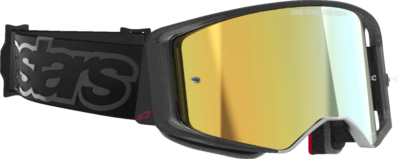 Alpinestars GOGGLES Supertech Vision Vista Black with Gold Mirror Lens - 5100226 - 1581 - Moto - House MX