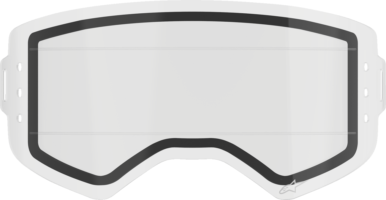 Alpinestars Goggles Supertech Wide Vision Roll - Off Dual Pane Lens - Clear, Part Number 9100525 - 016 - Moto - House MX