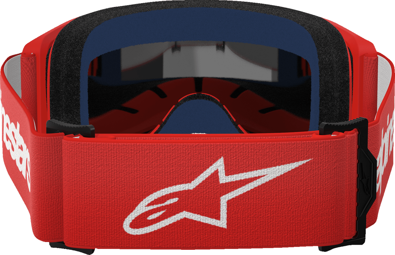 Alpinestars GOGGLES Vision 3 Goggle - Red with Silver Mirror Lens - 5103325 - 3094 - Moto - House MX