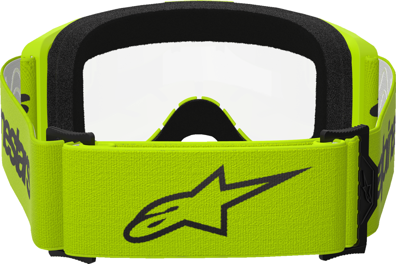 Alpinestars GOGGLES Vision 3 Goggle - Wordmark - Yellow with Clear Lens - 5103325 - 5038 - Moto - House MX