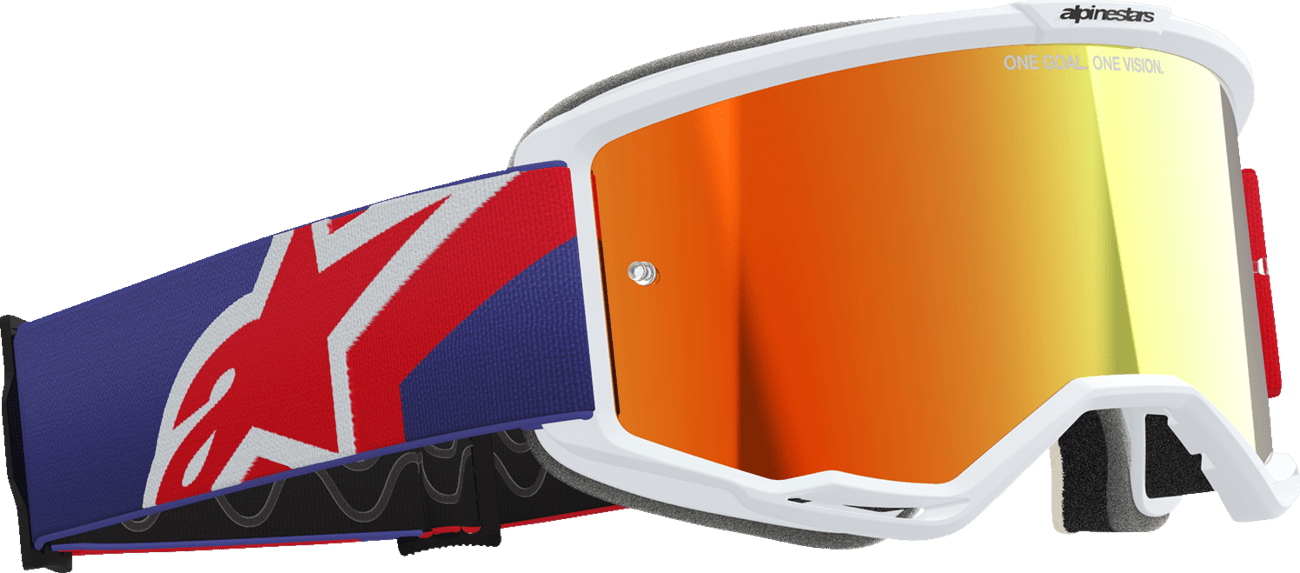 Alpinestars GOGGLES Vision 5 Goggle - Red/Purple with Red Mirror Lens - 5101825 - 3154 - Moto - House MX