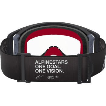 Alpinestars Supertech Corp ABS Vision Goggle Black/Grey - Clear Lens, 5100125 - 1507 - Moto - House MX