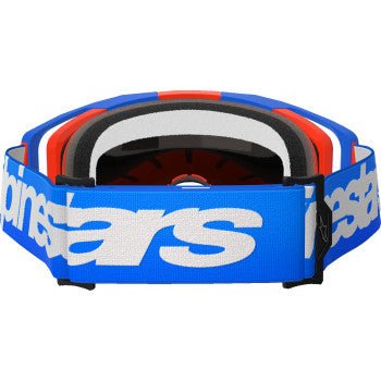 Alpinestars Vision 8 Wordmark Goggles - Blue/Orange - Red Mirror Lens, 5101325 - 7303 - Moto - House MX