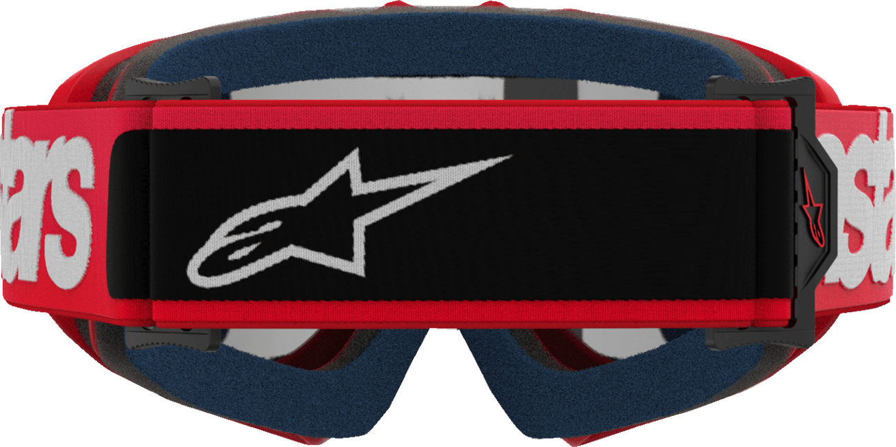 Alpinestars Youth Vision Goggle Blaze Red with Silver Mirror Lens - 5140425 - 3094 - Moto - House MX
