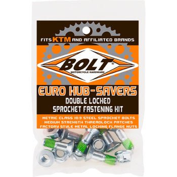 Bolt Motorcycle Hardware - Sprocket Bolts sold in 6 Pack - Black or Silver - Moto - House MX