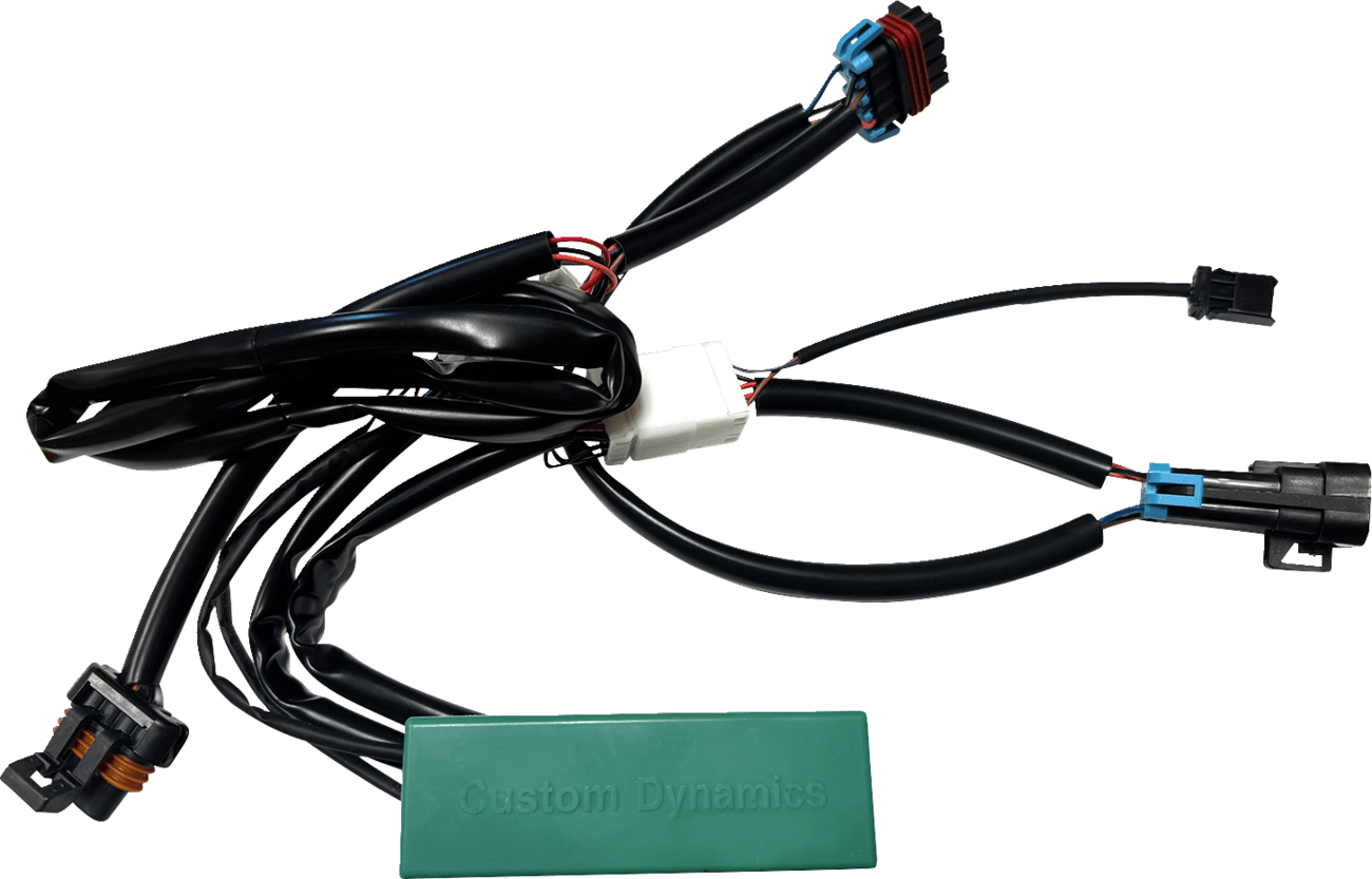 CUSTOM DYNAMICS SMART Triple Play? Module RZR GEN - SMART - TPU - RZR3 for OEM Rear Brake Lights - Moto - House MX