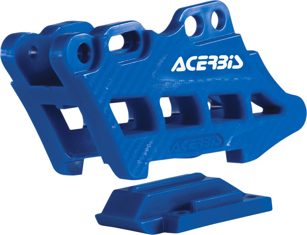Acerbis 2410990003 Complete Chain Guide Block in Blue for Yamaha YZ and WR motocross motorcycles