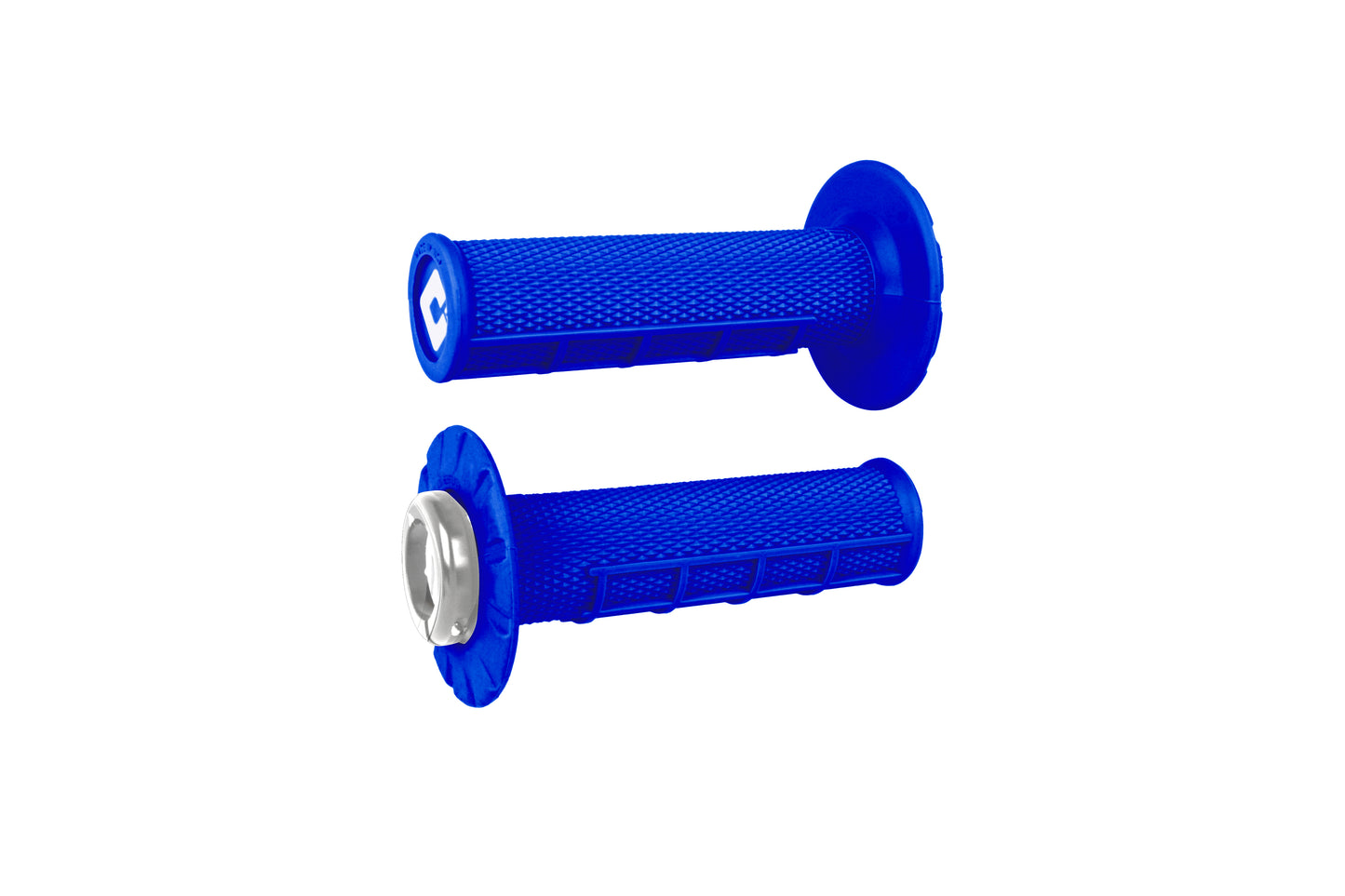 ODI J33HWU-S ATV 2010-2023 Half Waffle V2.1 Grip Bright Blue Silver