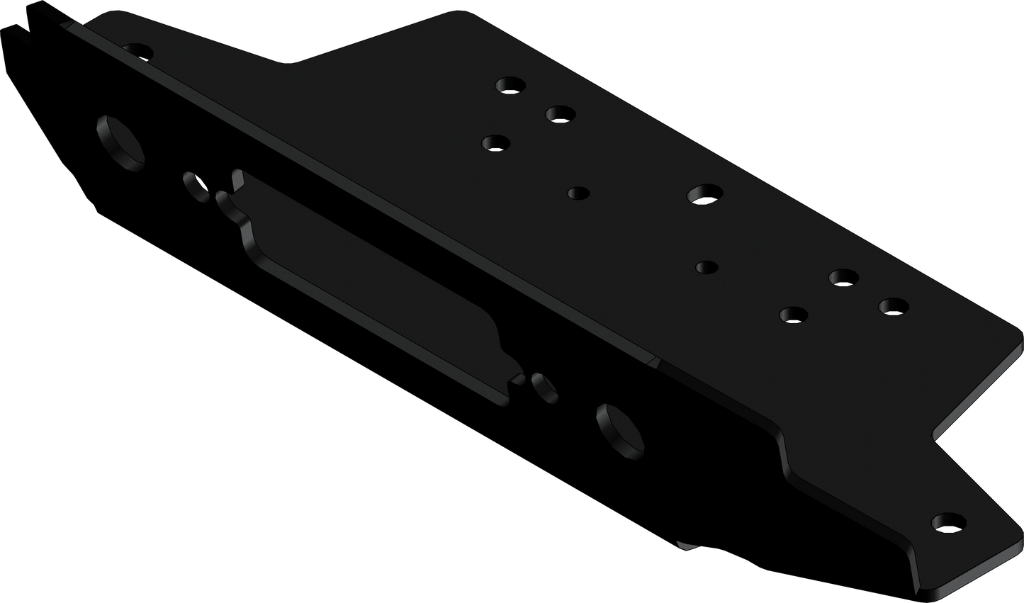 KFI KFI HD11 Defender Winch Upper Rel - Heavy-Duty Winch Mount for Off-Road Vehicles 102330