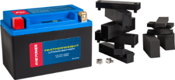 Fire Power Featherweight Lithium Battery 165 CCA - HJTX9 - FP - B - 2004 - 2011 Suzuki LT - Z250 QuadSport - Moto - House MX