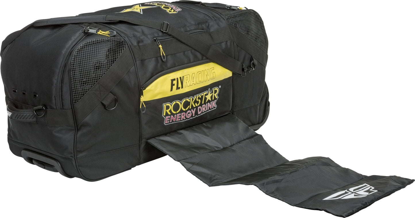 FLY Racing Rockstar Roller Grande Gearbag Black/Yellow * 125L Large Sports Equipment Luggage - Moto - House MX