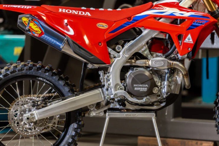 FMF Factory 4.1 RCT Exhaust System - Titanium - 041605 - 2021 - 2025 Honda CRF450RX - Moto - House MX