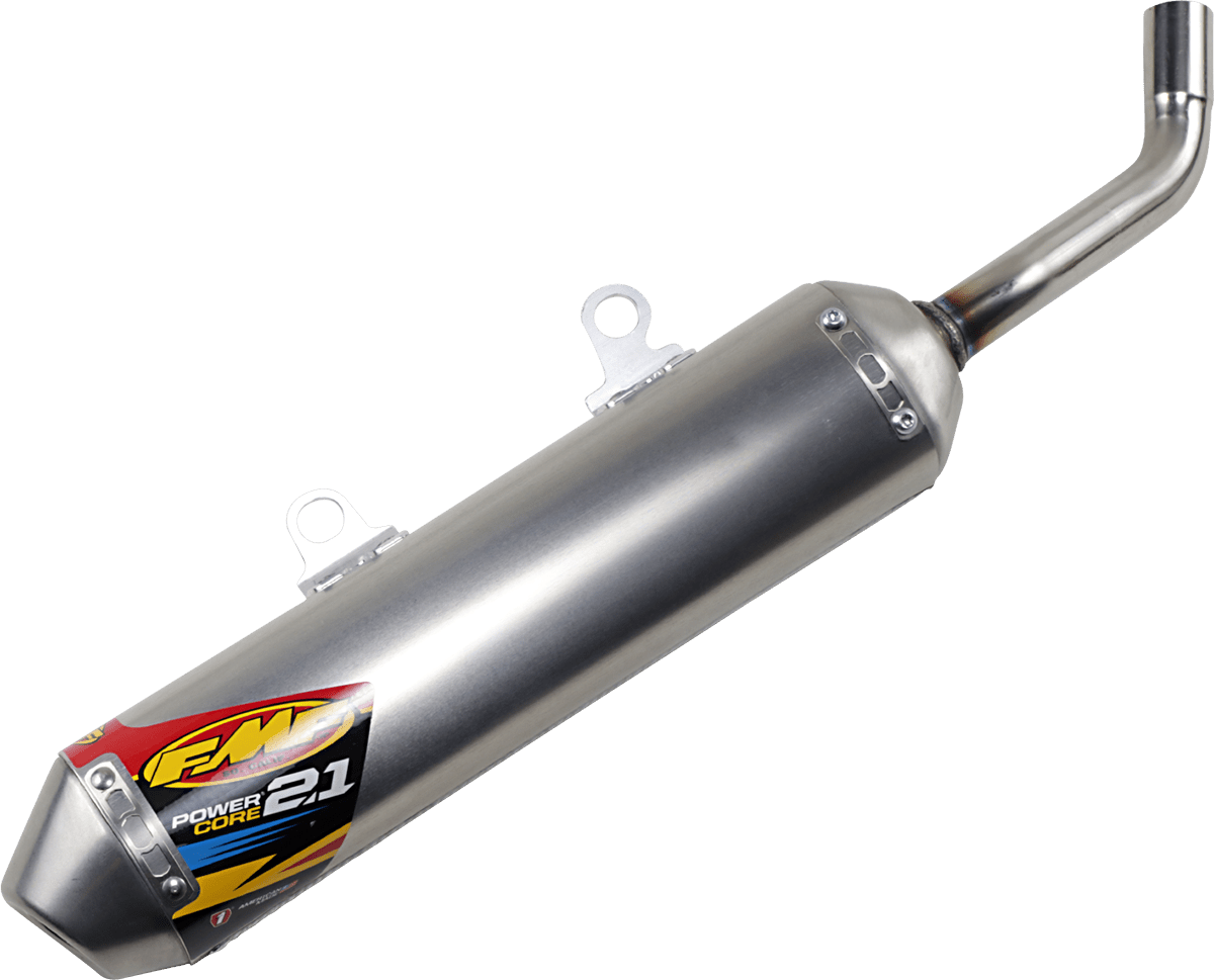 FMF Powercore 2.1 Muffler Aluminum Part Number 025252 for 4 - Stroke Motorcycles - Moto - House MX