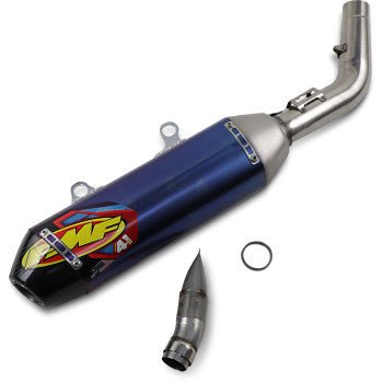 FMF Ti Factory 4.1 RCT (Slip - On) Carbon Fiber End Cap - 045633 - 2019 - 2022 Husqvarna FC 250 - Moto - House MX