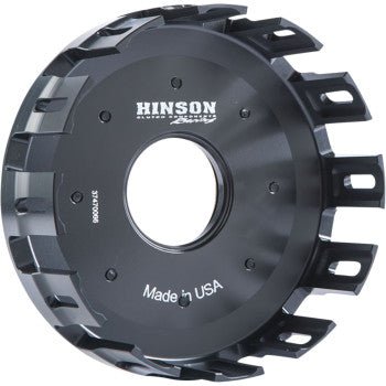 Hinson Racing Billet Clutch Basket - H597 - B - 2101 - 2021 - 2024 Honda CRF450R, CRF450R - S, CRF450RWE, and CRF450RX - Moto - House MX