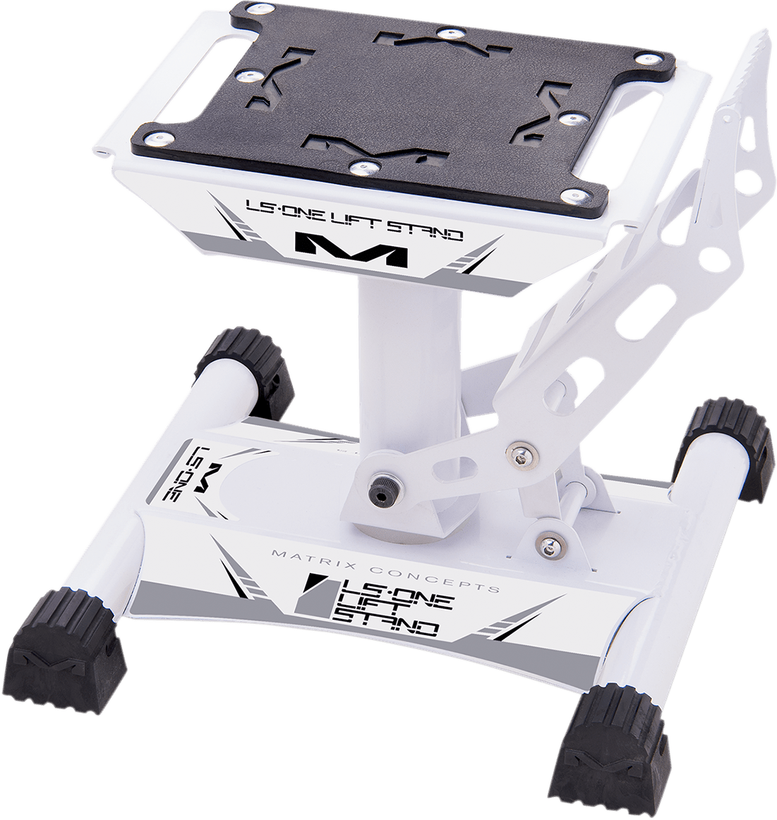 MATRIX Concepts LS1 100 Bike Stand - White for Offroad and Motorcycle Maintenance - Moto - House MX