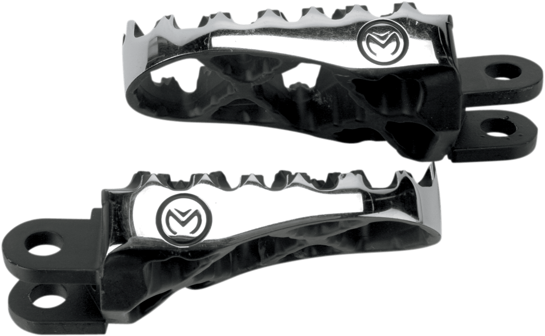 MOOSE OFFROAD - 1620 - 0774 - Hybrid Footpegs - Suzuki DR - Z400 / Kawasaki KLX400 RM125/RM250 - 1991 - 2009 - Moto - House MX