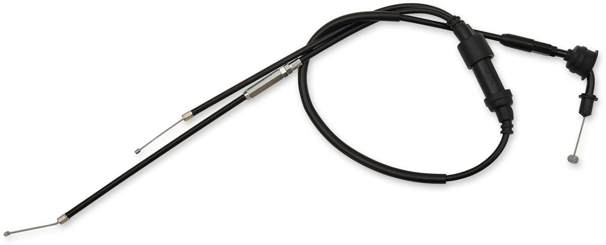 MOOSE Offroad Black Vinyl Throttle Cable for Yamaha 45 - 1210 - 33 Inch Length - Moto - House MX