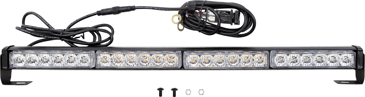 MOOSE OFFROAD Chase Light – 24” LED Light Bar MSE - CHS with Amber Strobe & Red LEDs - Moto - House MX
