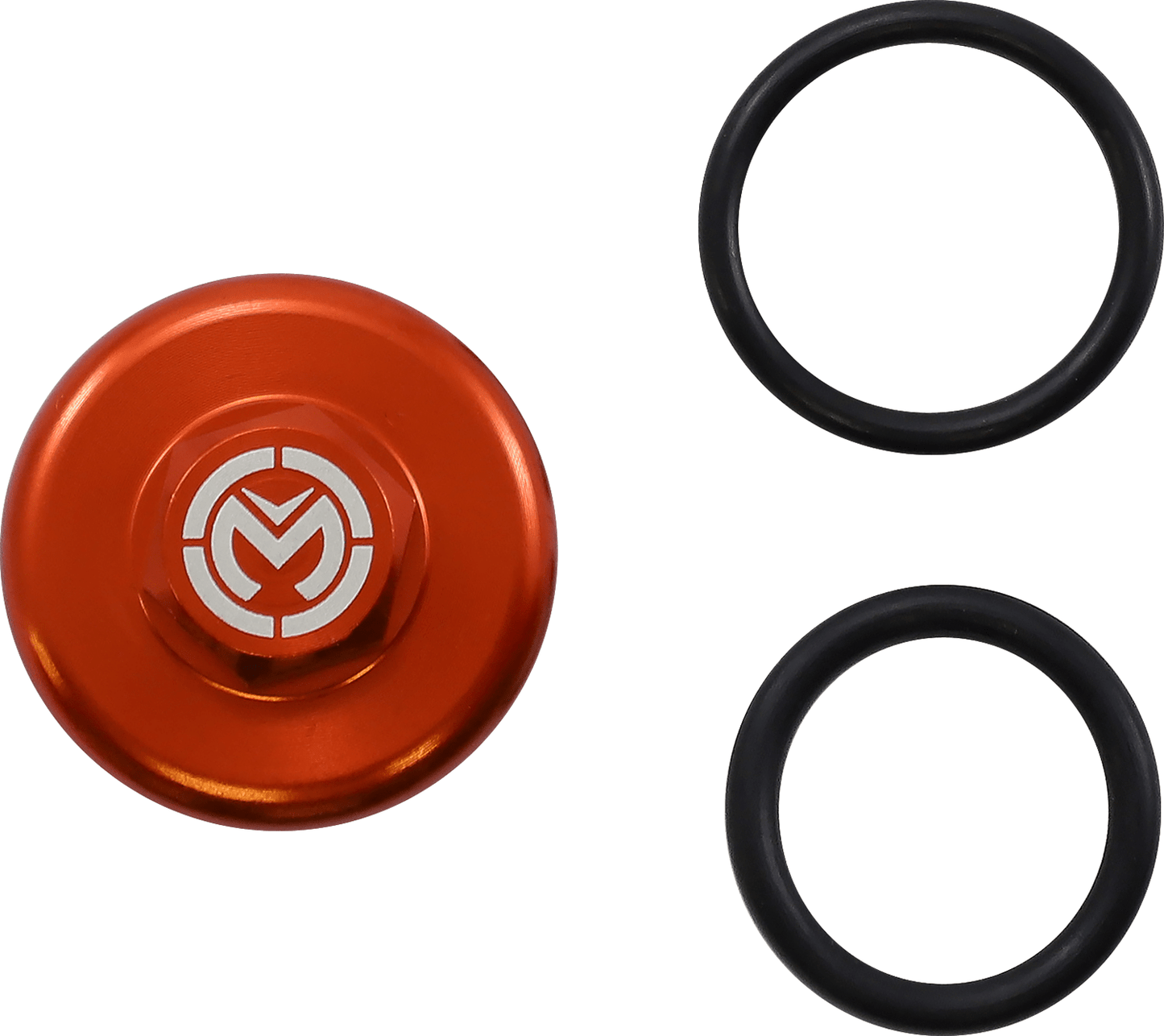 Moose Offroad KTM T14 - 6301O Orange Oil Cap Kit - Durable CNC - Machined 6061 - T6 Aluminum - Moto - House MX