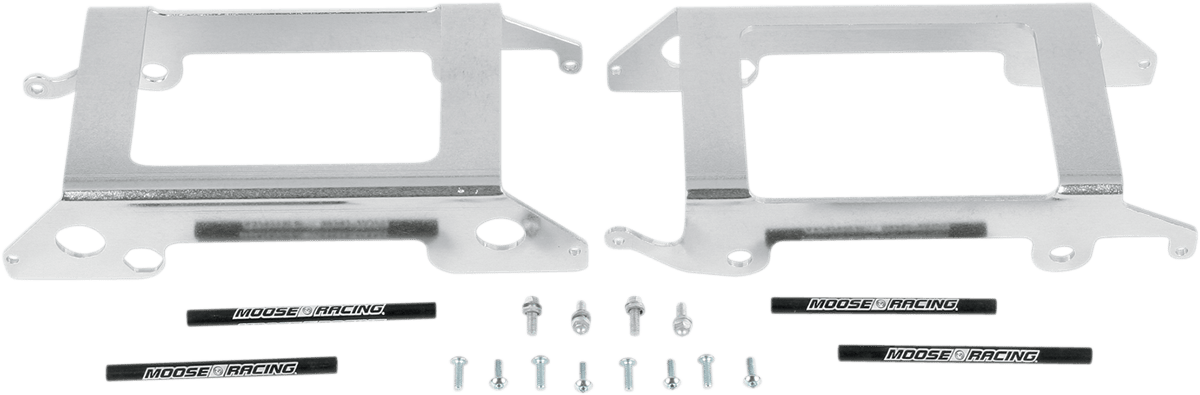 Moose Offroad Radiator Braces for KTM 11 - 100 - Heavy - Duty 4mm Aluminum Protection - Moto - House MX