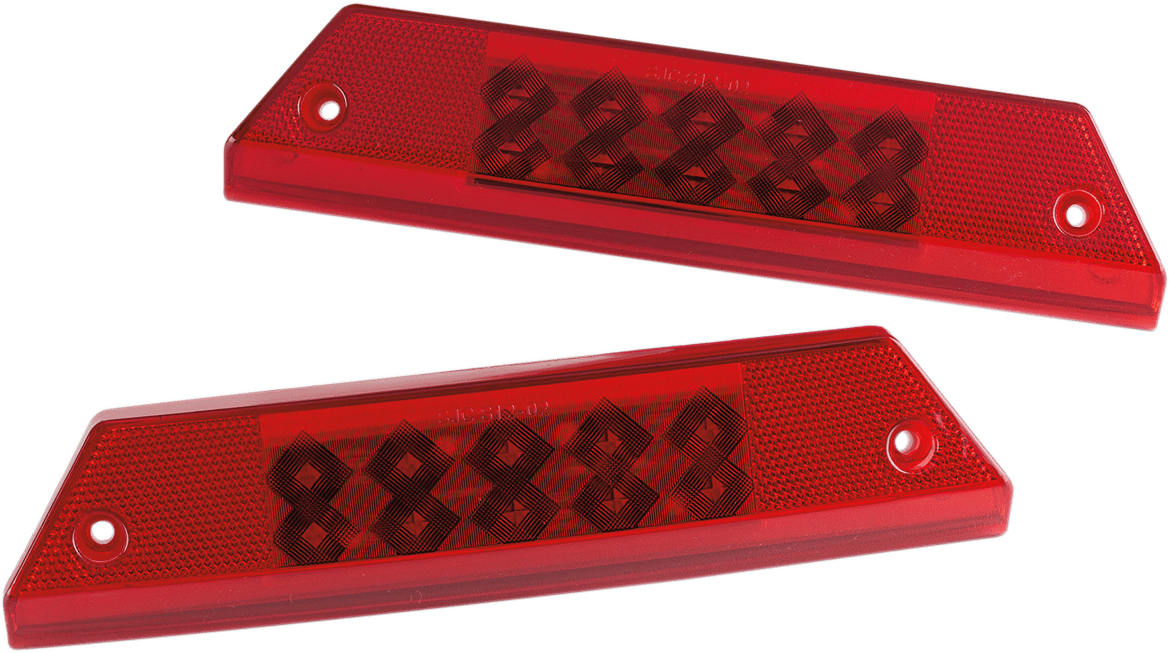 MOOSE OFFROAD Ranger Full LED Taillights - Red, Part Number 100 - 1201 - PU - Moto - House MX