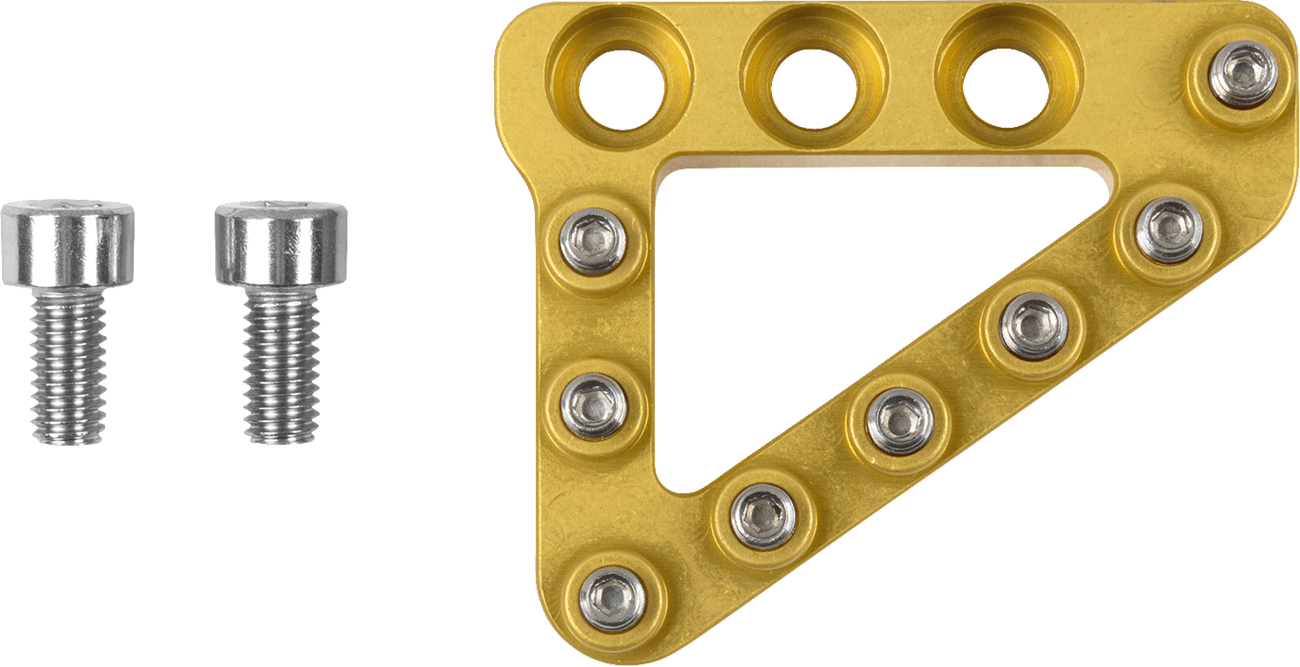 MOOSE OFFROAD Rear Brake Tip Large Gold 1610 - 0738 - CNC and Forged KTM/Beta - Moto - House MX