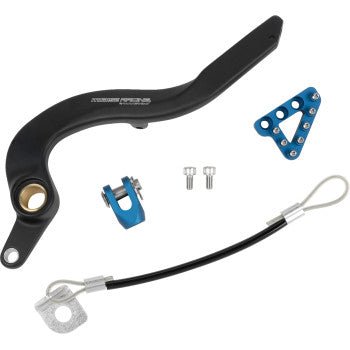Moose Racing Billet Rear Brake Pedal - Blue - 1610 - 0723 - 2023 - 2024 Yamaha YZ450F, 2024 YZ250F - Moto - House MX