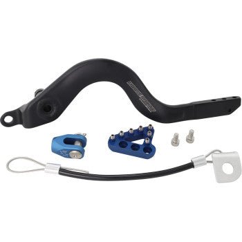 Moose Racing Brake Pedal - Blue - 1610 - 0347 - 2003 - 2022 Yamaha YZ125, YZ250, YZ125X and YZ250X - Moto - House MX