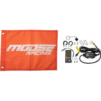 Moose UTV Premium Deluxe Bluetooth Chasing Led Light Rods - 300 Colors & 200 Patterns - Moto - House MX