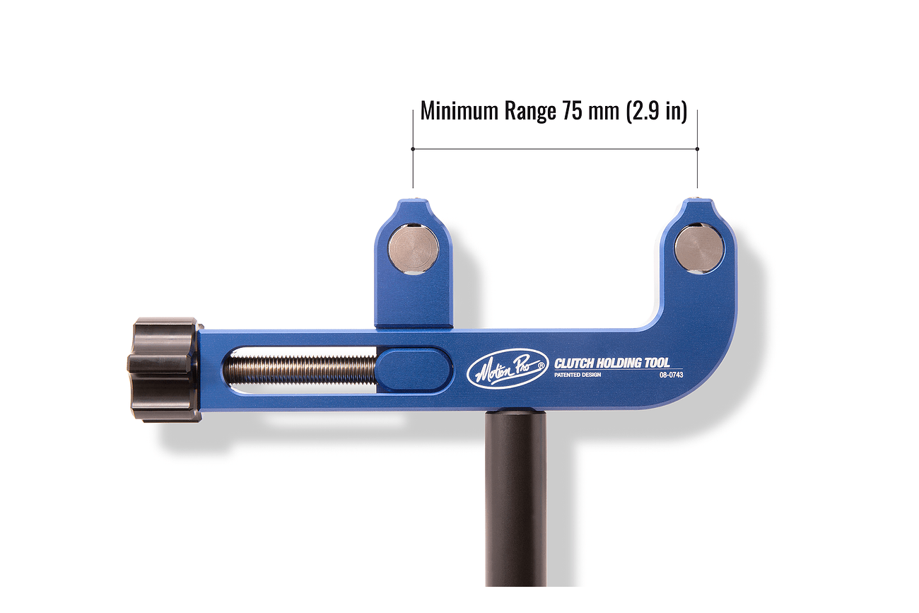 Motion Pro 08-0743 Heavy-Duty Clutch Holding Tool Blue Silver - Moto-House MX