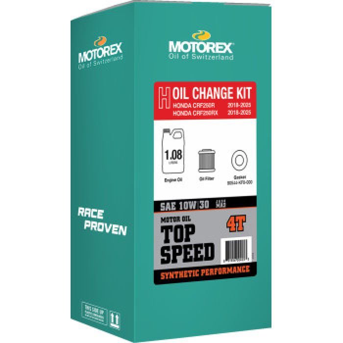 Motorex Oil Change Kit Top Speed 10W - 30 for Honda CRF250R - Moto - House MX